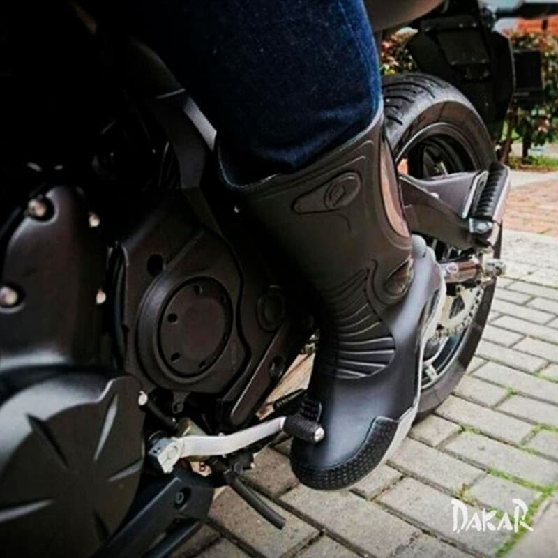 Botas de caucho impermeables Dakar para motociclista uso diario