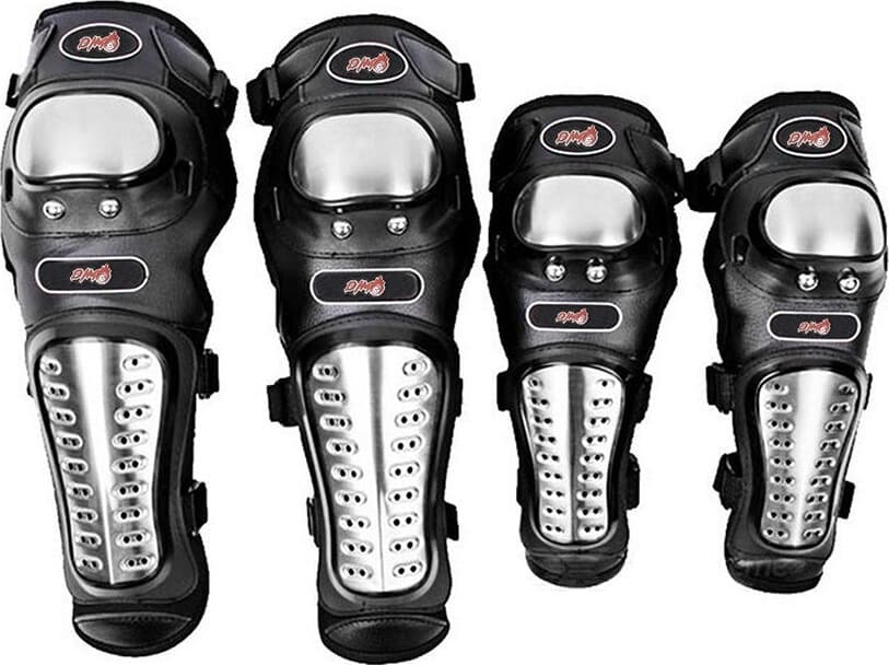 Rodilleras Metálicas Dimo para Moto Bicicleta Bmx Bicicross - Rodilleras para moto