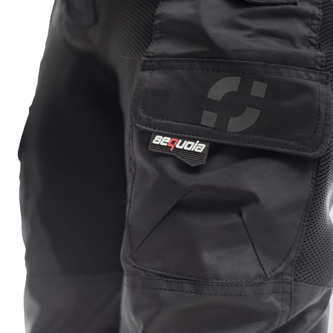 Pantalón MESH - Pantalón de Malla Impermeable con Protecciones Removibles especial para Clima cálido - Vista 4 | Sequoia Speed