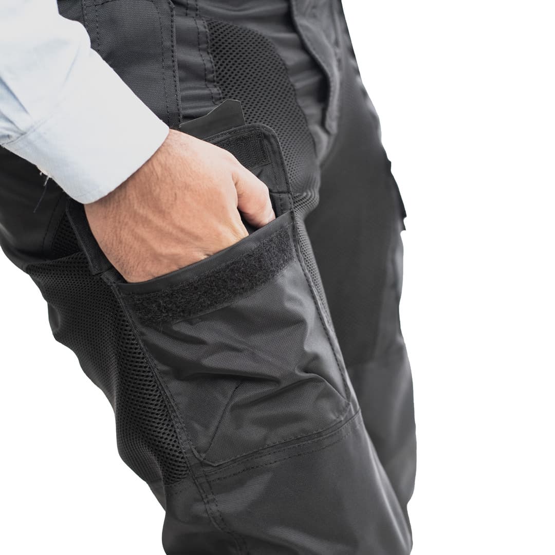 Pantalón MESH - Pantalón de Malla Impermeable con Protecciones Removibles especial para Clima cálido - Vista 7 | Sequoia Speed