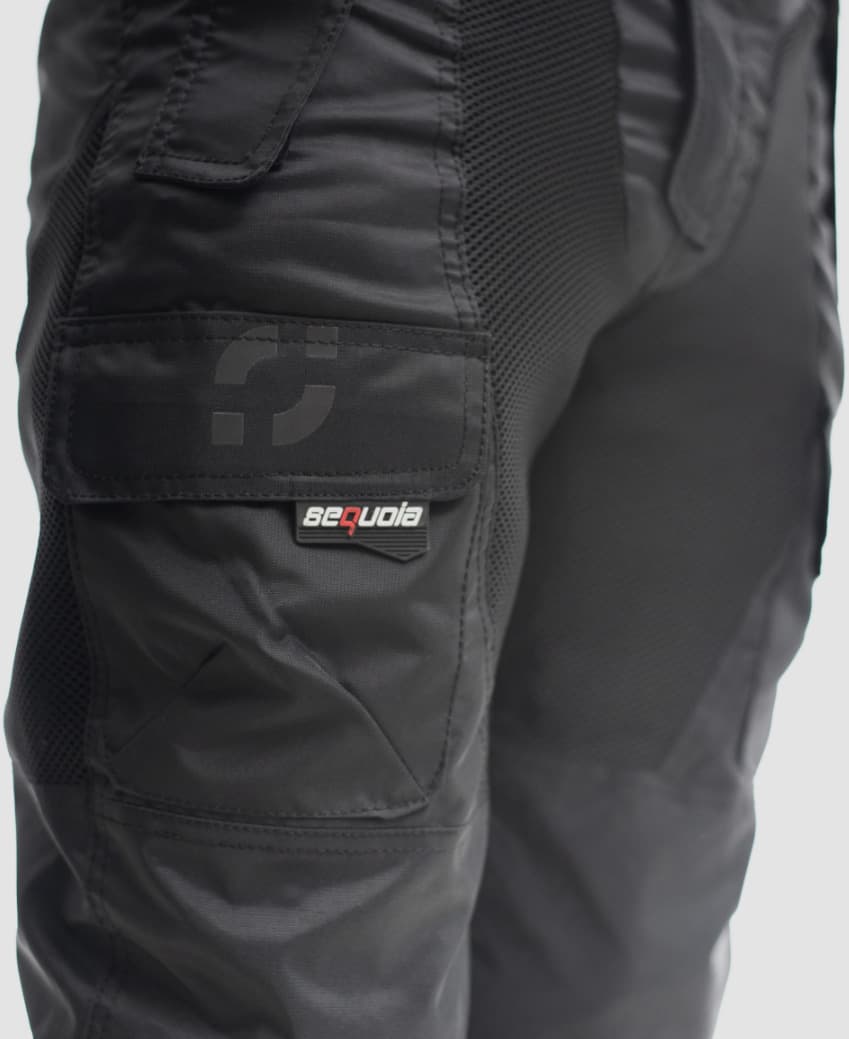 Pantalón MESH - Pantalón de Malla Impermeable con Protecciones Removibles especial para Clima cálido - Vista 8 | Sequoia Speed