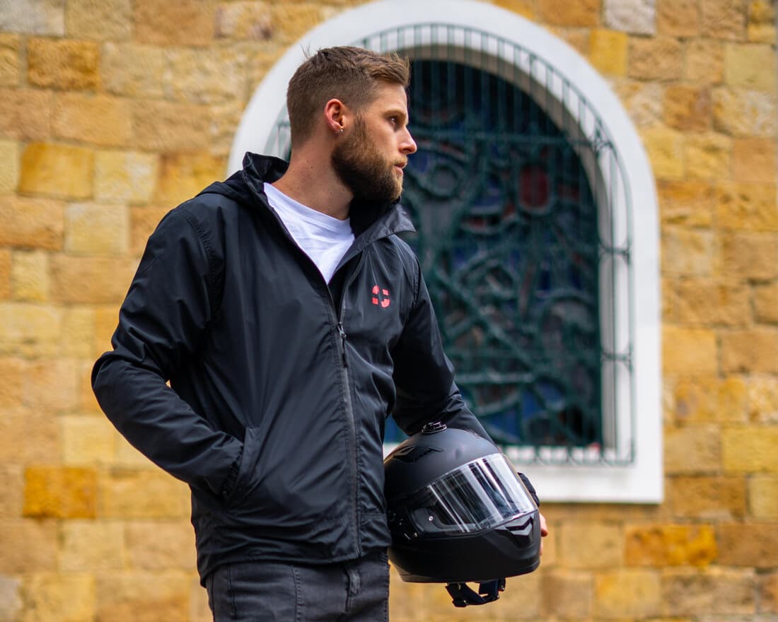 Chaqueta City Impermeable con Protecciones Removibles Certificadas Unisex