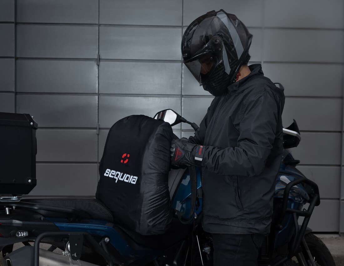 Cubre Maletas Impermeable Sequoia Speed proteccion certificada motociclista