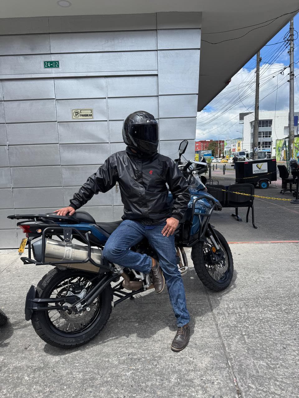 Chaqueta Reflectiva Doble Faz Tornasol impermeable de Moto para Mujer y Caballeros