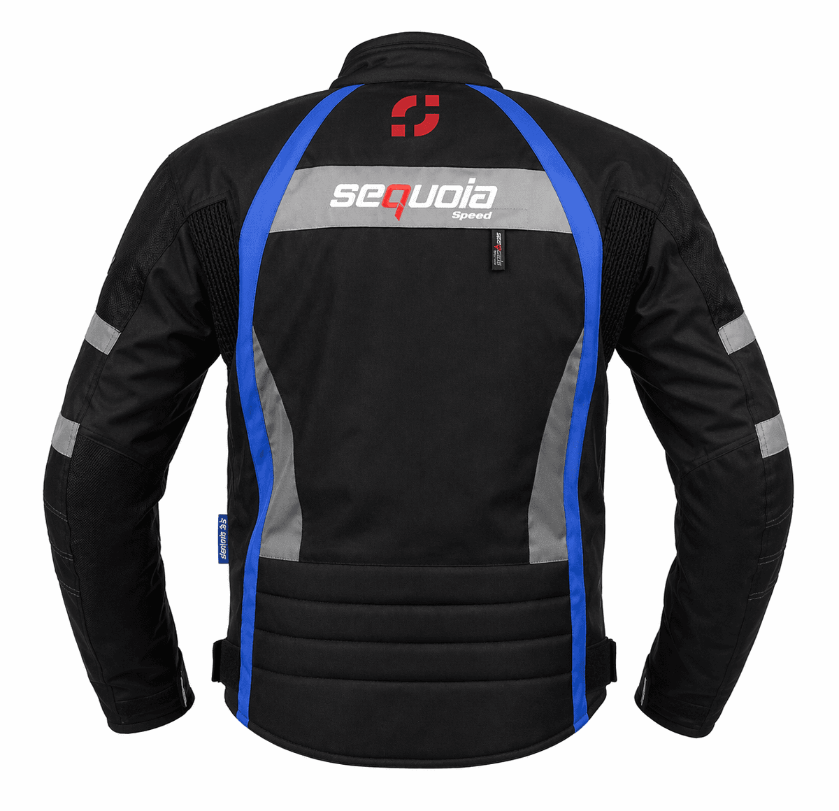 Chaqueta Carrera Blue - Chaqueta de Protección de Moto, Impermeable Sequoia Speed