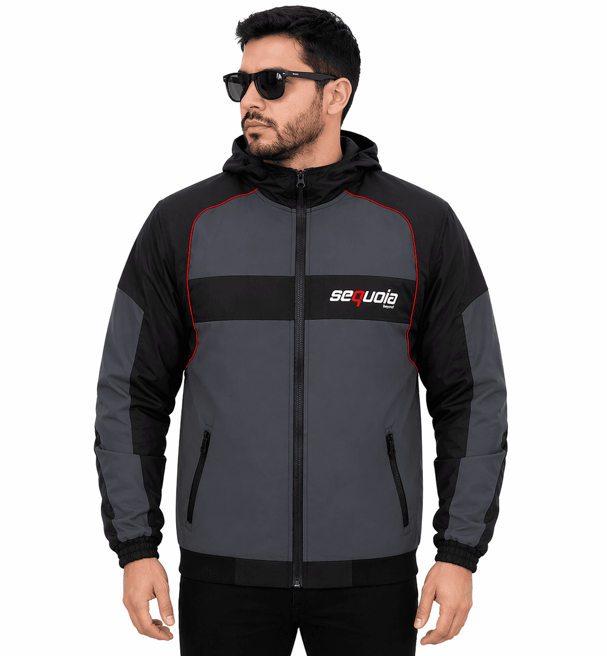 Chaqueta Reflectiva Negra Firefly II con Protecciones Moto Motociclista - Bicicleta - Ciclismo