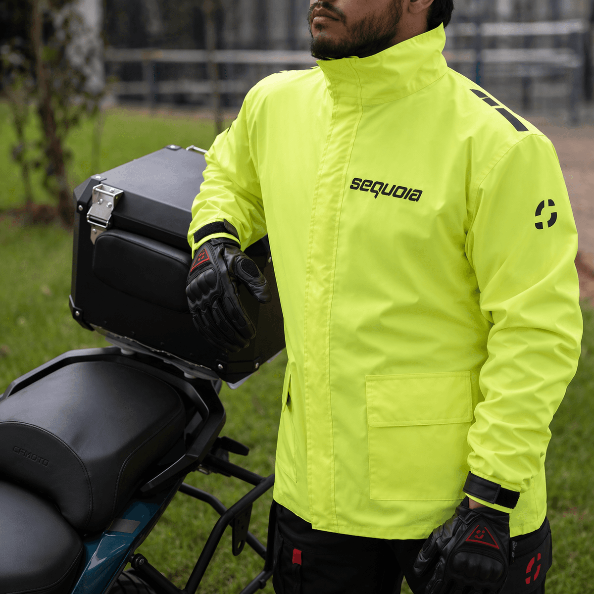 Combo Impermeable Hydra + Zapatones Sequoia Suela dura+ forro morral Moto, Motociclismo