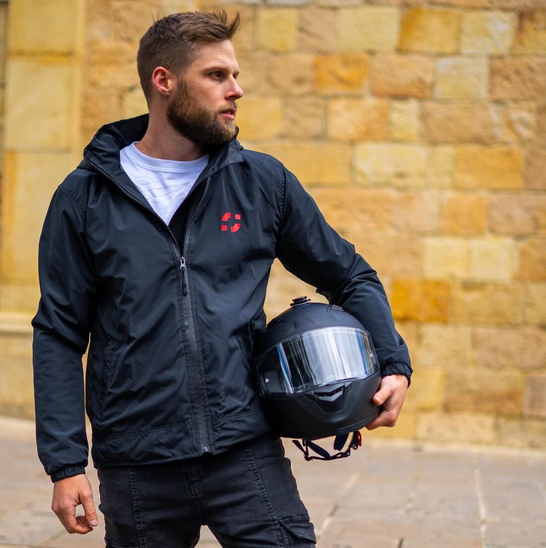 Chaqueta City Impermeable con Protecciones Removibles Certificadas Unisex