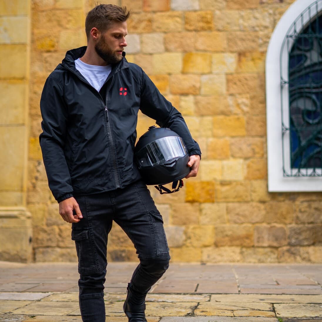 Chaqueta City Impermeable con Protecciones Removibles Certificadas Unisex