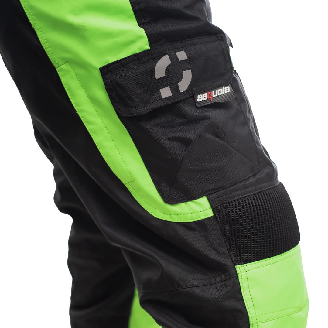 Pantalón GAS GREEN, Protección Rodillas Certificadas Removibles, Impermeable