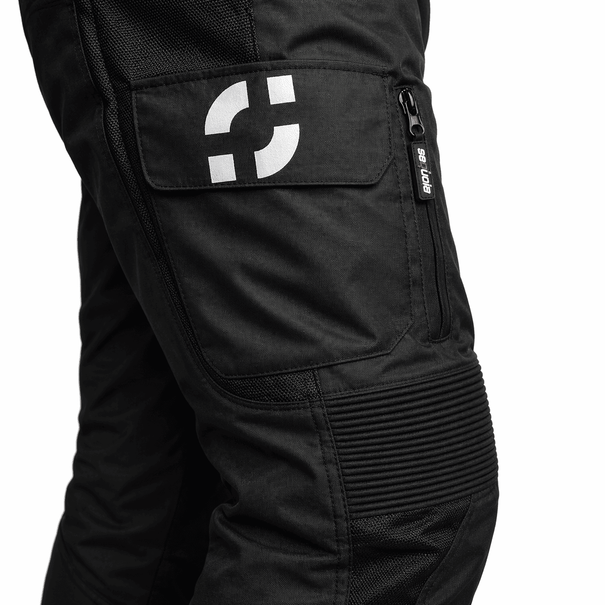 Pantalón GAS Mujer - Pantalón de Protección Impermeable con Protectores Certificados Removibles