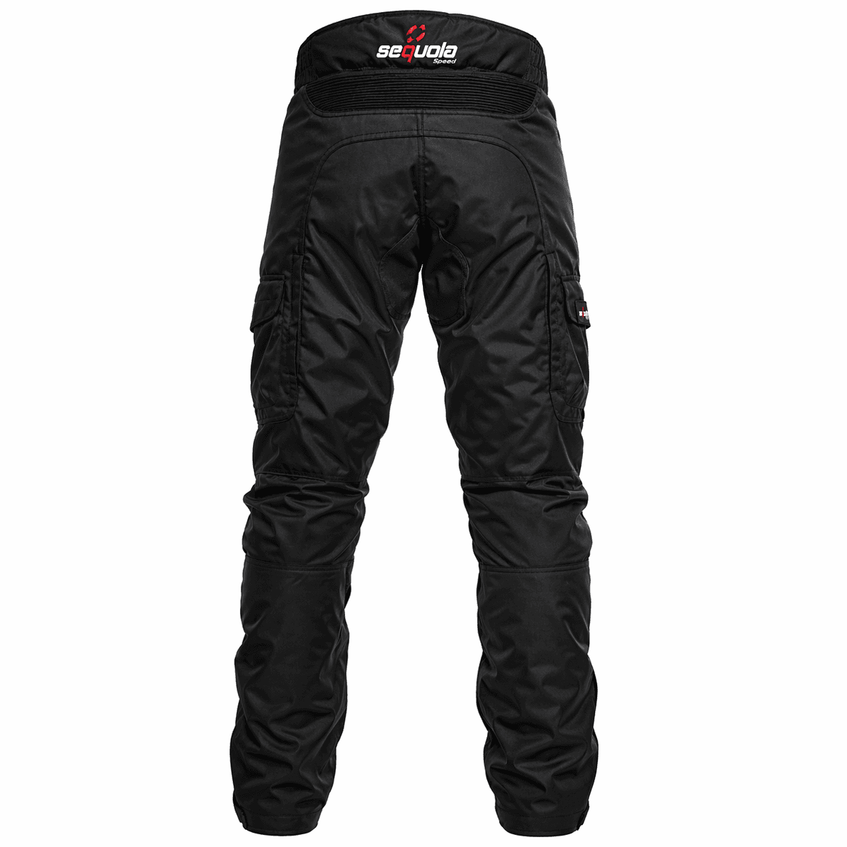 Pantalón GAS BLACK - Impermeable, Protecciones Certificadas Removibles, Material de Protección