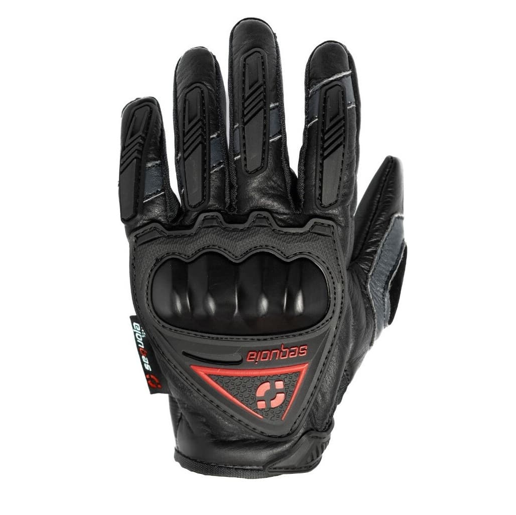 Guantes Caña corta de Cuero Raptor para Moto de Protección