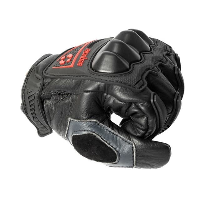 Guantes Caña corta de Cuero Raptor para Moto de Protección