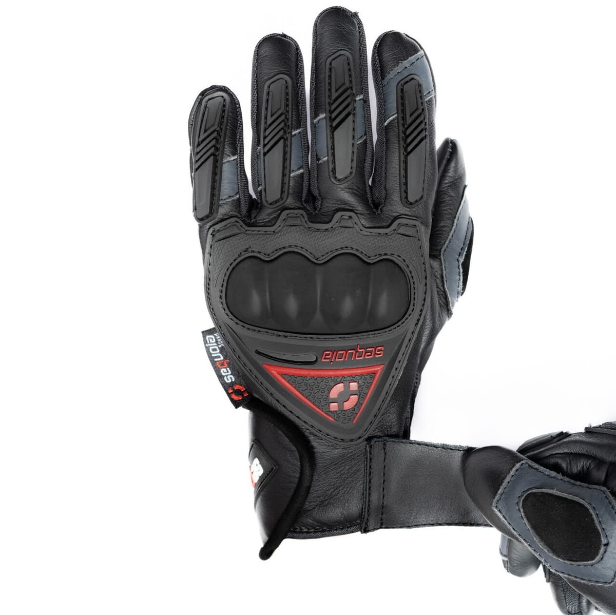 Guantes Caña corta de Cuero Raptor para Moto de Protección