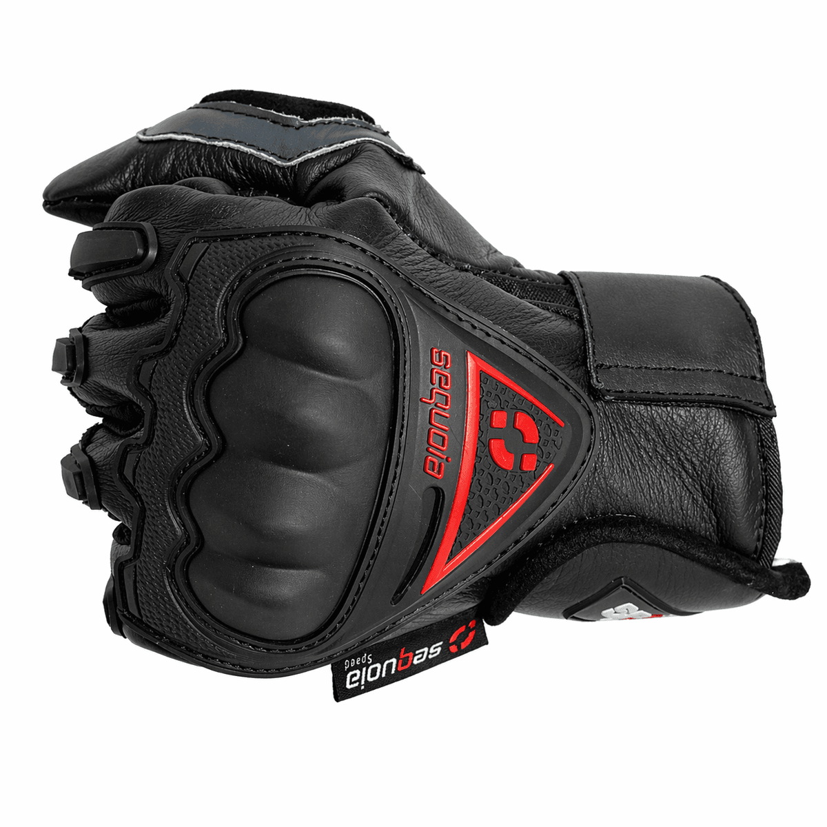 Guantes Caña Media de Cuero Intruder para Moto de Protección