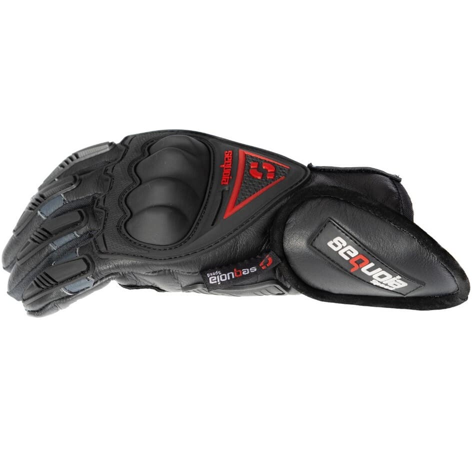 Guantes Caña Media de Cuero Intruder para Moto de Protección