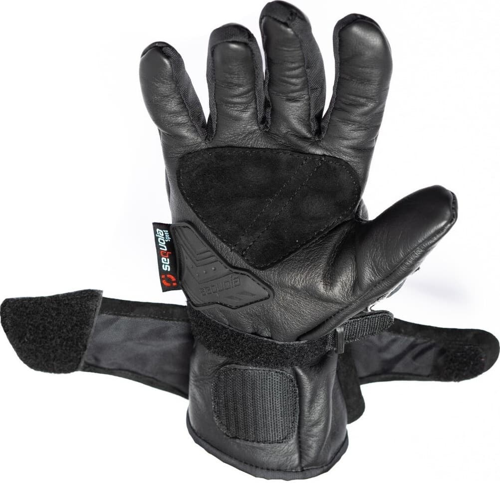 Guantes Caña Larga de Cuero Predator para Moto de Protección