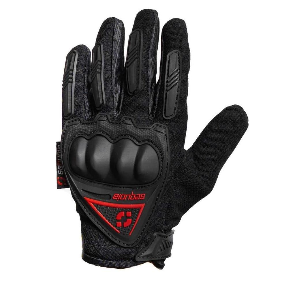 Guantes MX Negros con protección de nudillos - Guantes para Moto para moto
