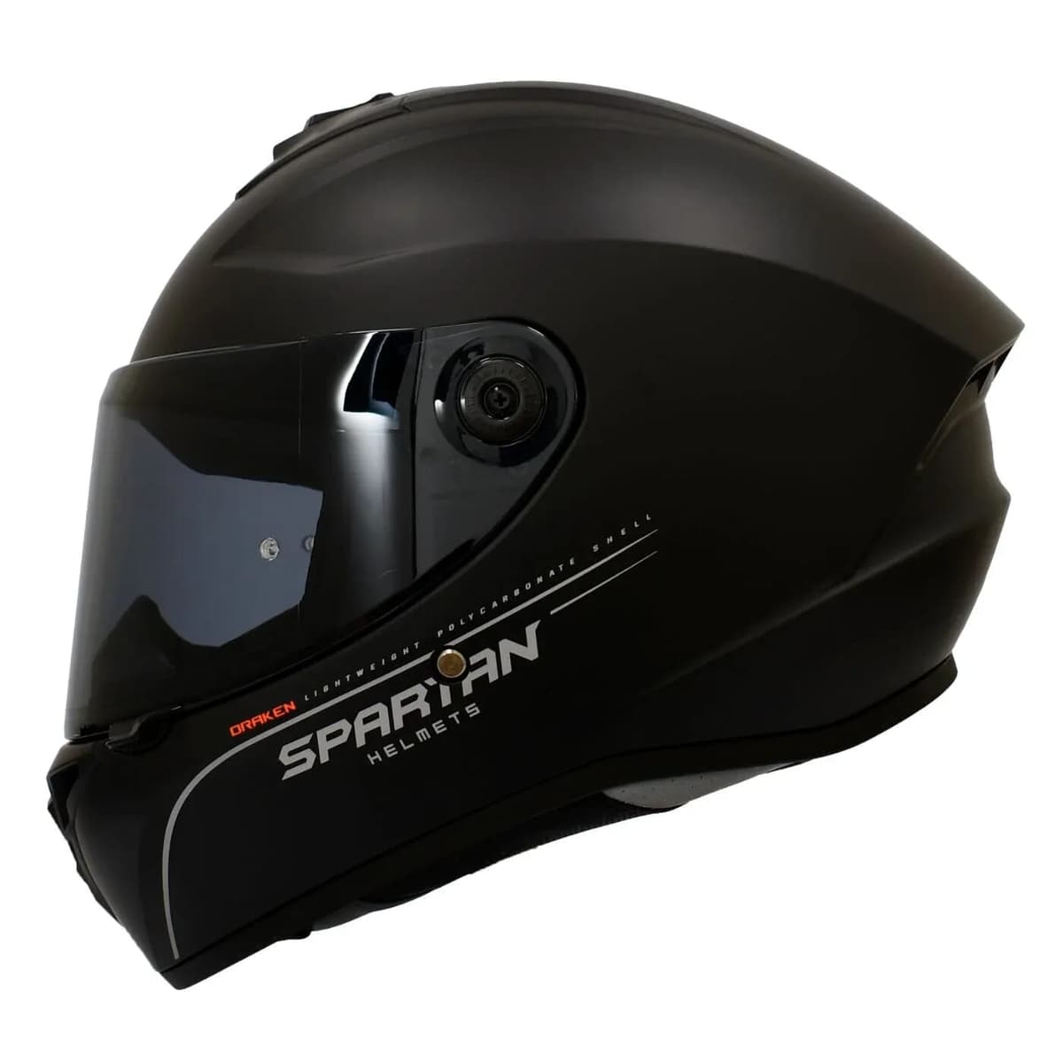 Casco Spartan Draken S Solid A1 Negro Mate - Cascos para moto