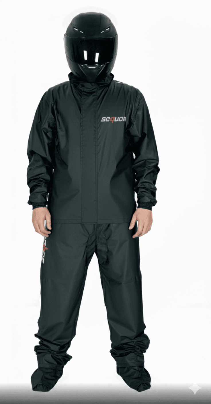 Combo Impermeable + Zapatones Sequoia Suela dura+ forro morral Moto+ guantes, Motociclismo