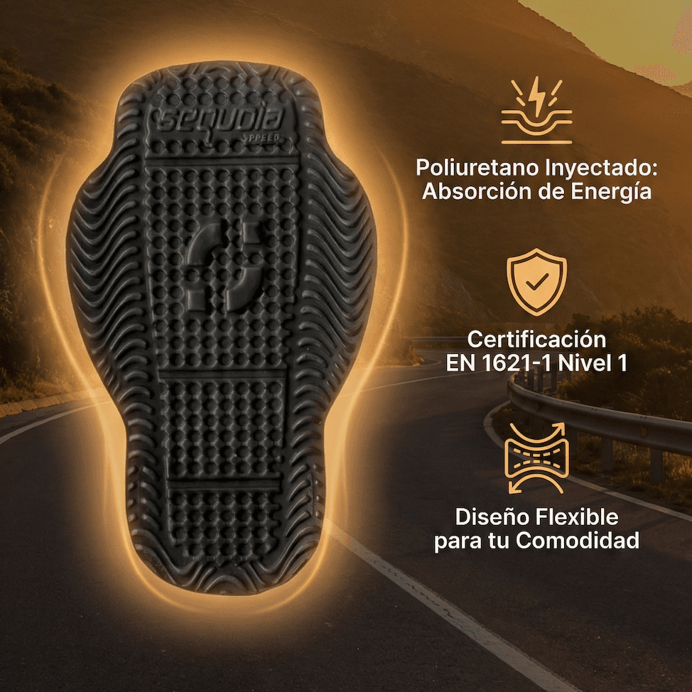 Kit de Protecciones Sequoia Speed CE Nivel 2 - Protecciones para moto