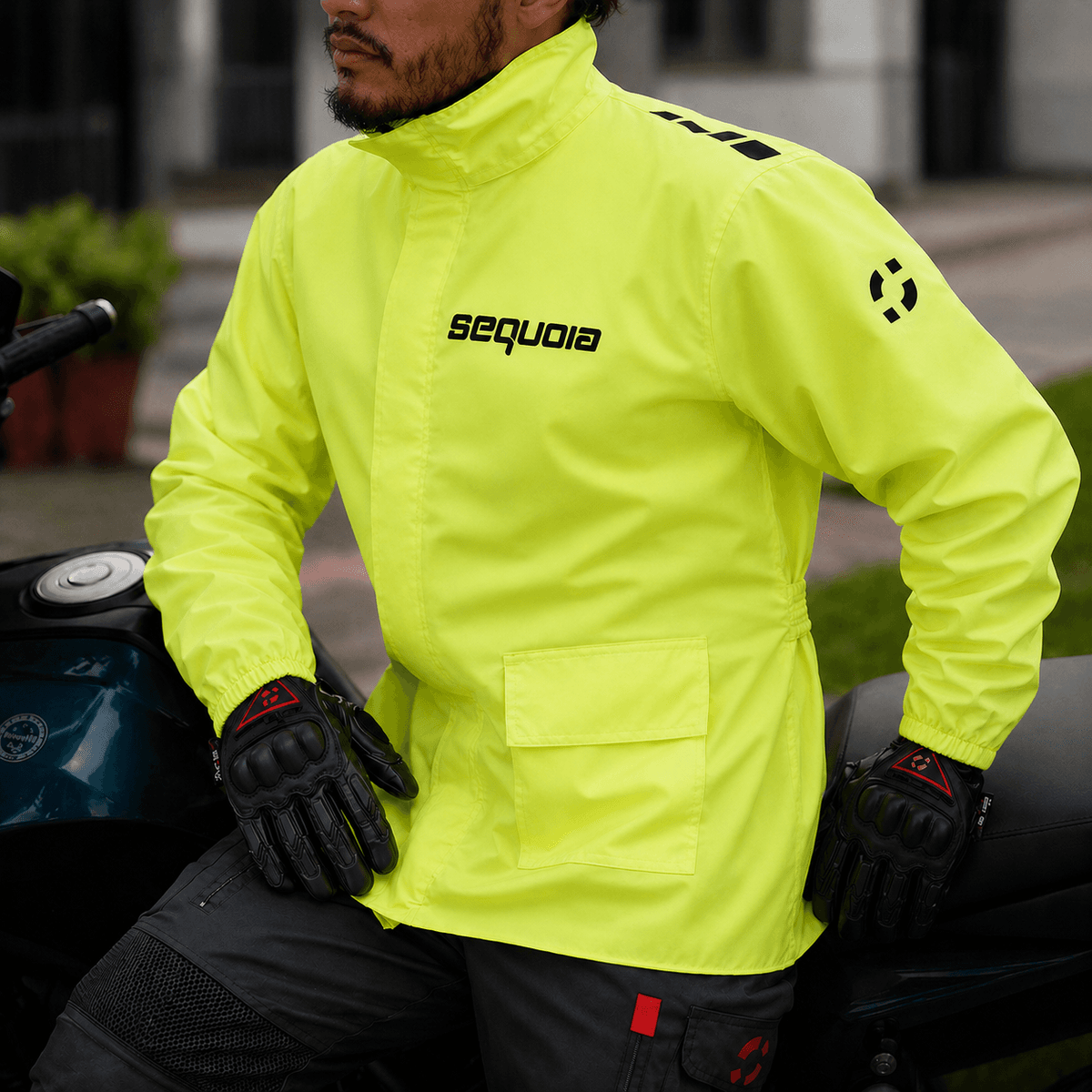 Combo Impermeable Hydra + Zapatones Sequoia Suela dura+ forro morral Moto, Motociclismo