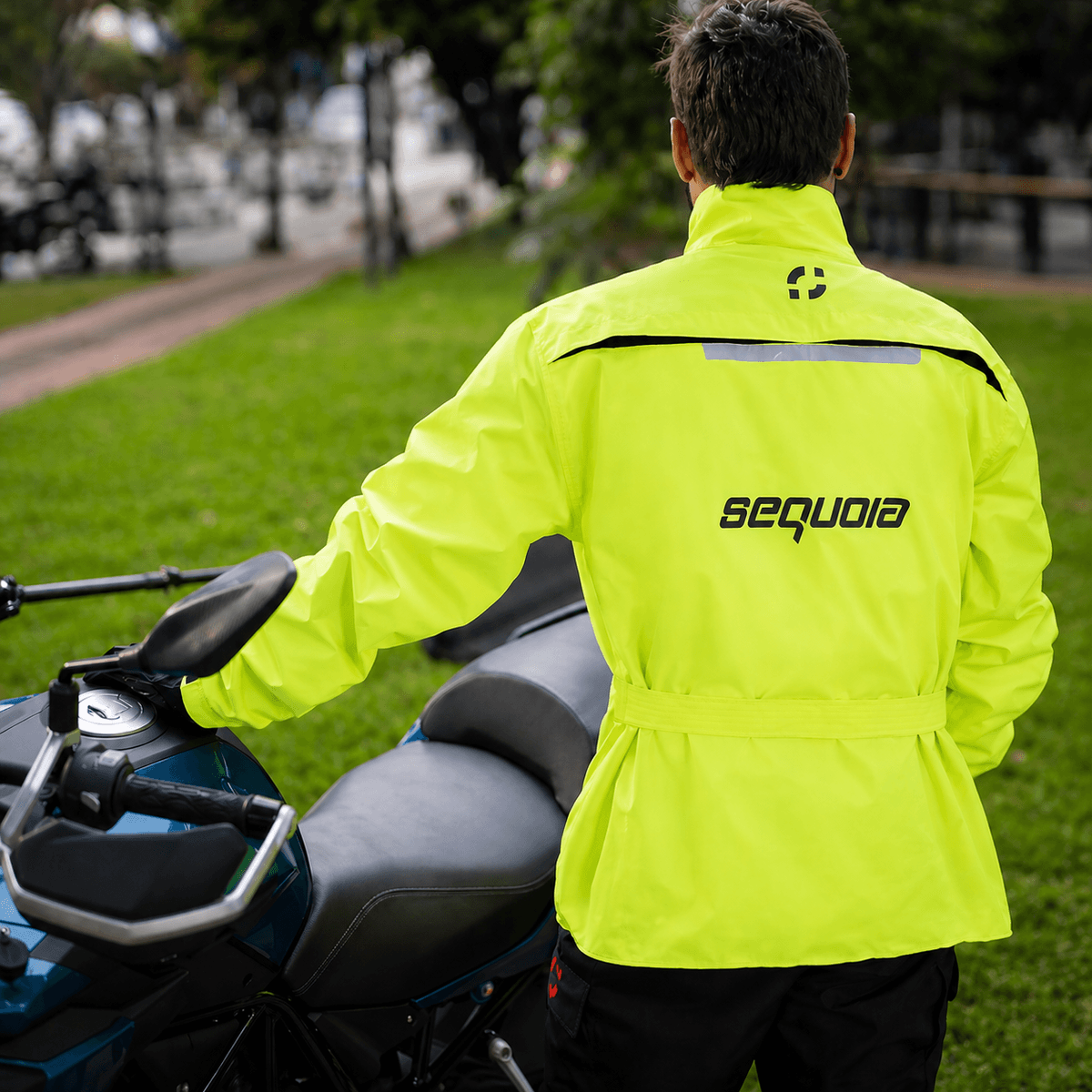 Combo Impermeable Hydra + Zapatones Sequoia Suela dura+ forro morral Moto, Motociclismo