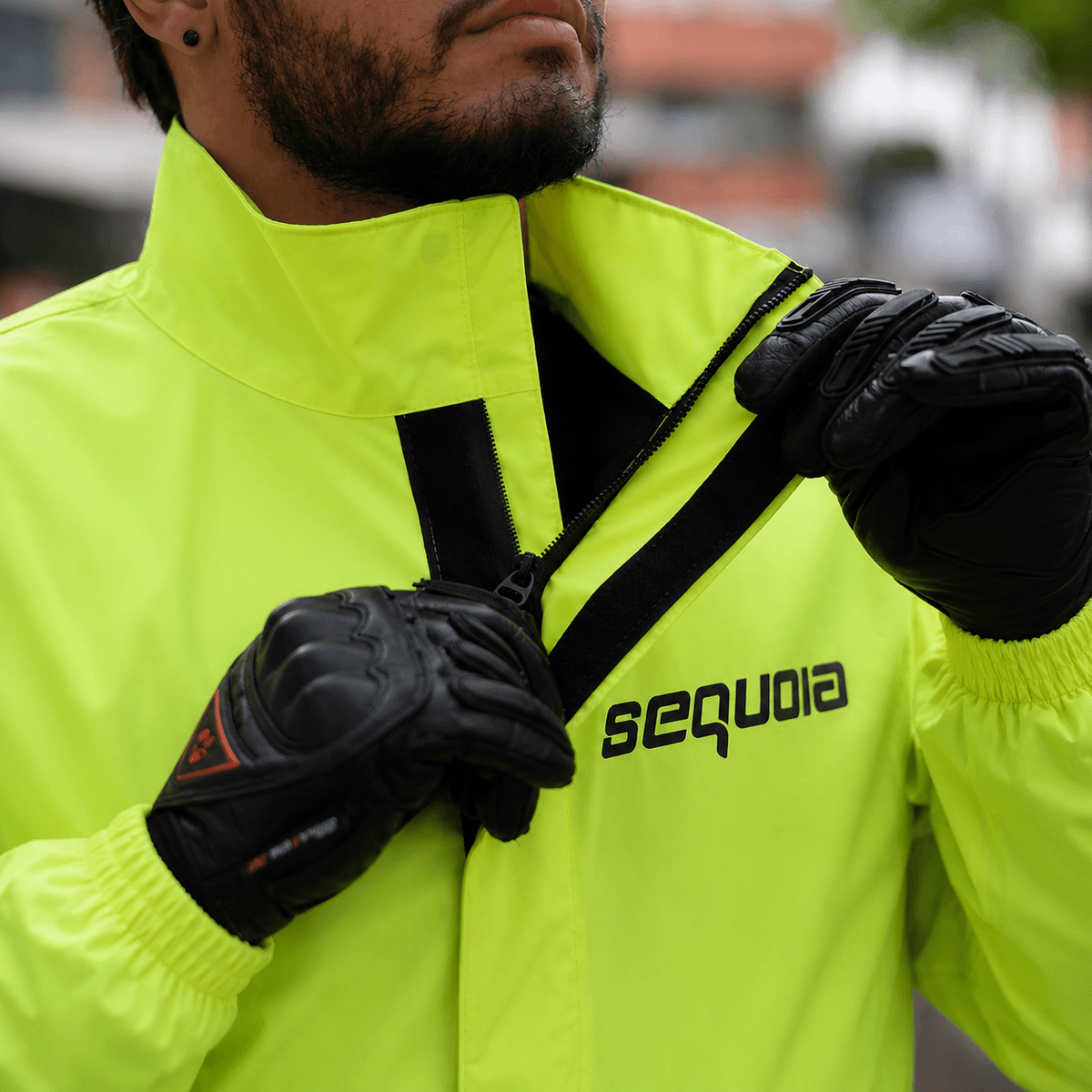 Combo Impermeable Hydra + Zapatones Sequoia Suela dura+ forro morral Moto, Motociclismo