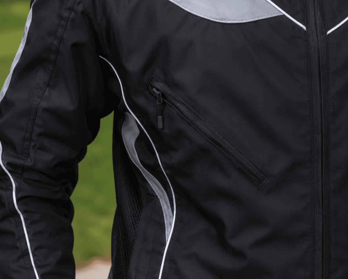 Chaqueta Carrera Gris - de Protección, Protecciones Certificadas e Impermeable