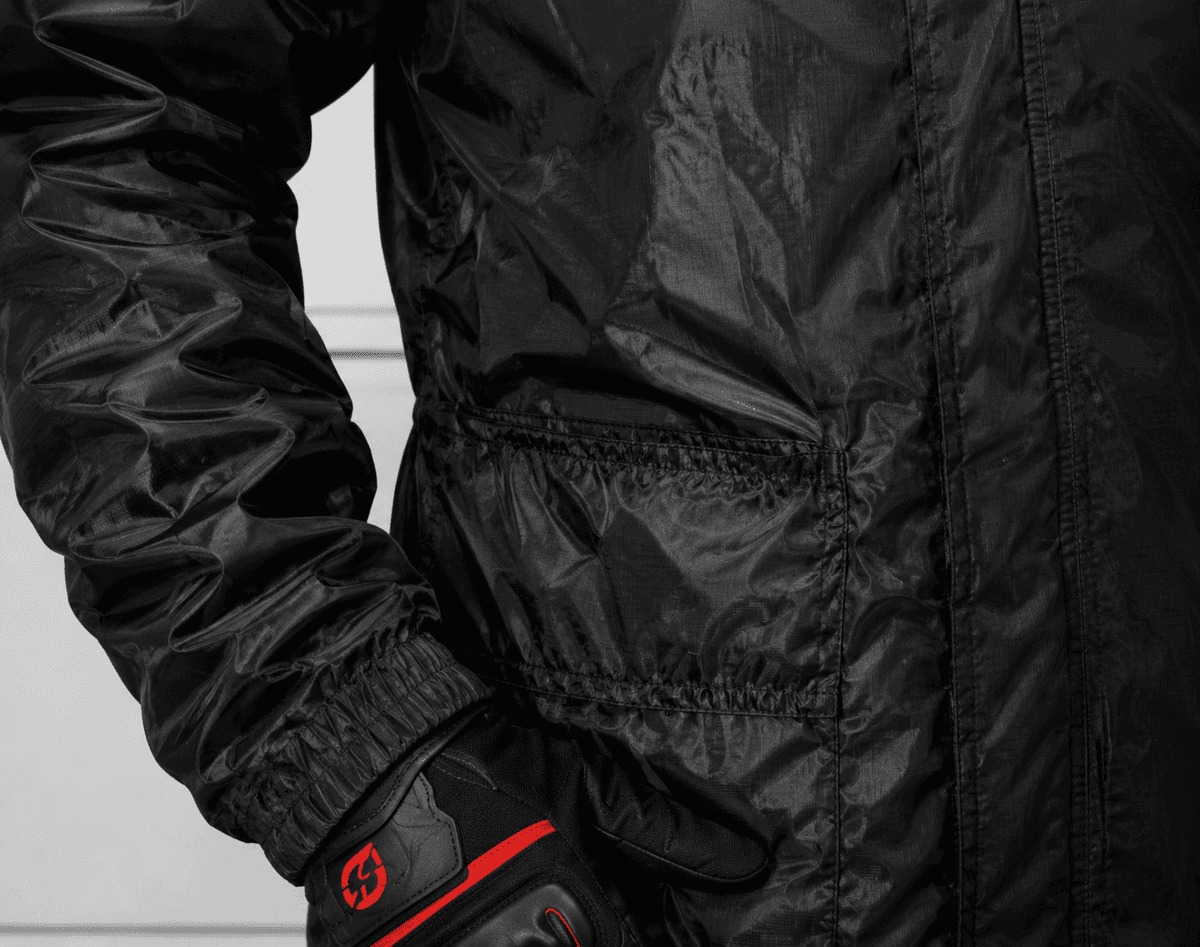 Chaqueta Hydra Negra Impermeable Tipo Touring